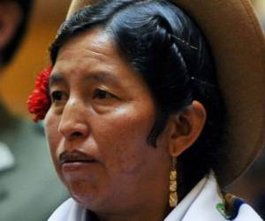 La exministra boliviana Julia Ramos. AFP