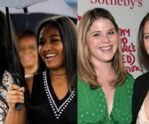 Malia y Sasha Obama recibieron una serie de consejos de parte de las hijas del expresidente George Bush, Barbara y Jenna.