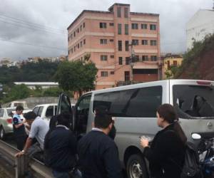 El accidente en el anillo se produjo la tarde de este miércoles en el anillo periférico de la capital de Honduras.