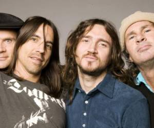 Los integrantes de la banda californiana Red Hot Chili Peppers. (Rock in Rio)
