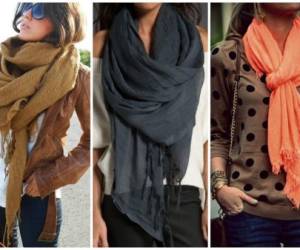 Puede encontrar diversos estilos de bufandas en las tiendas capitalinas.