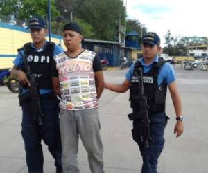 Agentes de la DPI capturaron este martes a Javier Antonio Vásquez Olivera.