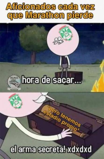 Con memes destrozan al Marathón por su derrota ante Olimpia