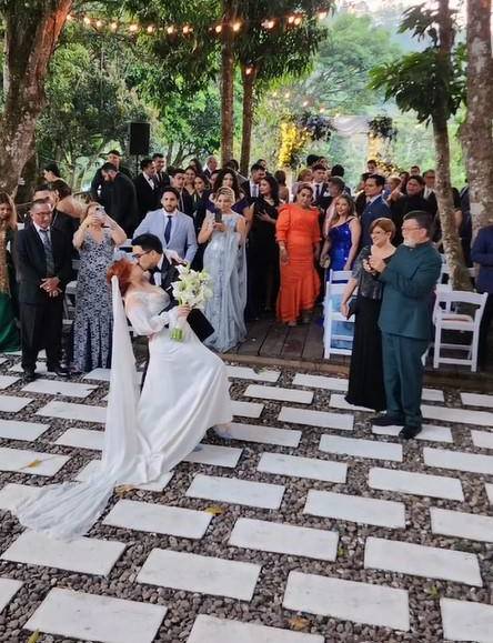 Lo que no se vio de la lujosa boda de Hannah Ponce en Copán