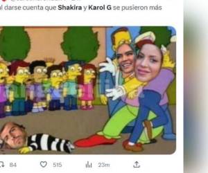 Los cibernautas llenaron de insuperables memes las redes sociales tras el estreno de la nueva canción de Shakira junto a Karol G. Aquí una recopilación de los mejores.