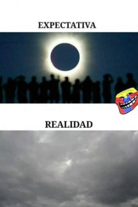 Honduras no pudo ver bien el eclipse solar, pero los memes inundaron las redes
