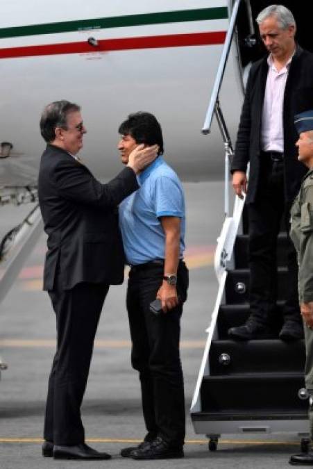 FOTOS: Así fue la llegada de Evo Morales a México tras complicado trayecto