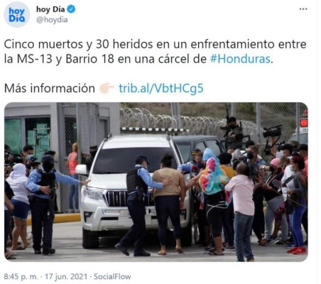Honduras fue noticia internacionalmente por la sangrienta reyerta en el penal de 'máxima seguridad' La Tolva