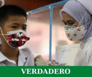 Pfizer comunicó que están a la espera de la aprobación de emergencia de la vacuna anticovid para niños entre los 5 a 11 años por parte de la FDA de EEUU. Foto: Agencia AFP.