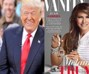 Melania Trump protagoniza el nuevo número de la edición mexicana de la revista Vanity Fair.