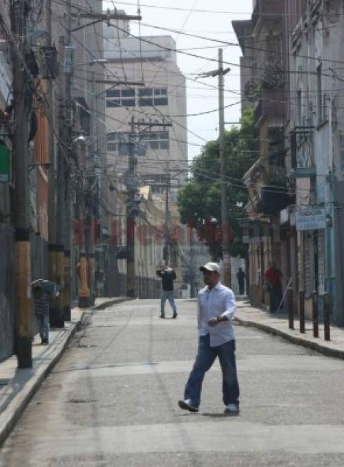 Tegucigalpa queda vacía en el inicio de Semana Santa 2019
