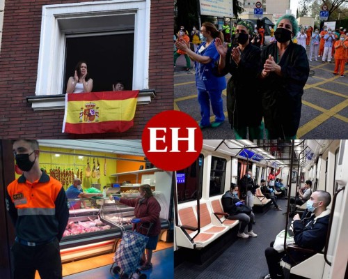 FOTOS: Con cautela, España retoma labores por baja en muertes de Covid-19