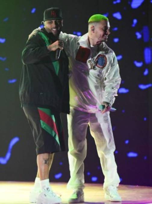 FOTOS: Los reguetoneros que brillaron sobre el escenario de los Latin Grammy 2018