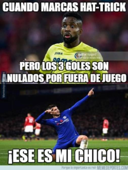 Álvaro Morata y su fuera de juego deja ola de memes