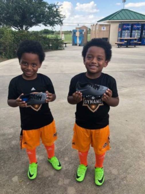FOTOS: Así son José y Jaden, los gemelos de Boniek García que causan furor en el Houston Dynamo