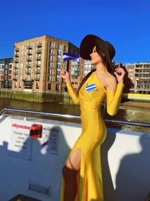 FOTOS: Grissel Romero, la Miss Honduras Mundo 2019 que deslumbra Londres