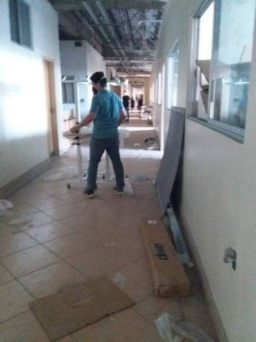 FOTOS: Así luce el módulo habilitado en el IHSS de SPS para pacientes de covid-19