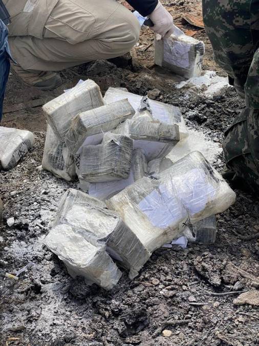 Incineran 20 kilos de cocaína valorada en 7 millones de lempiras