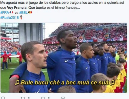 Divertidos memes de la semifinal entre Francia y Bélgica