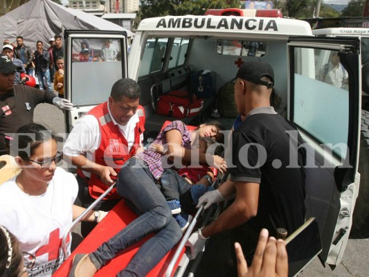 Las escenas más dramáticas del accidente en el sur de Tegucigalpa