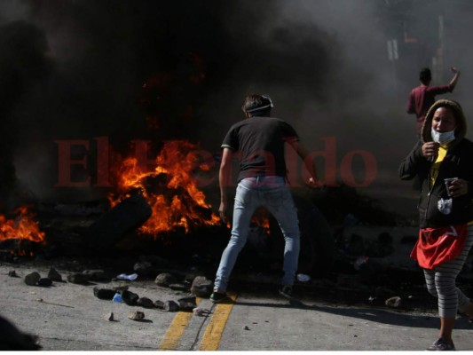 Las imágenes más impactantes que dejó la protestas de este viernes en Honduras