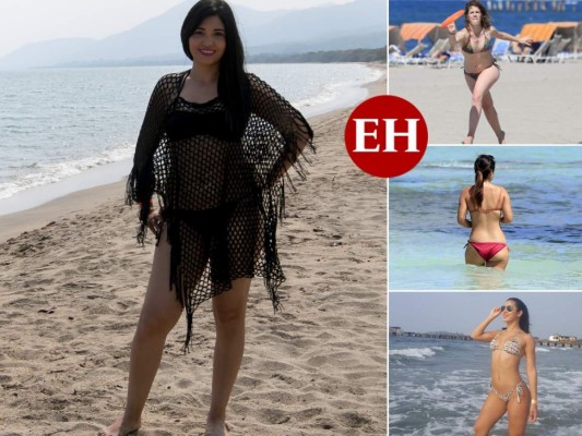 Los sitios turísticos de Honduras se han convertido en pasarelas de bellas mujeres. Las sirenas aprovechan el verano para presumir sus cuerpos esculturales. Fotos: EL HERALDO.