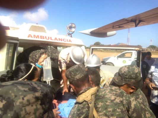 Los heridos fueron trasladados esta mañana a Tegucigalpa (Foto: Bomberos de Honduras/ El Heraldo Honduras/ Noticias de Honduras)