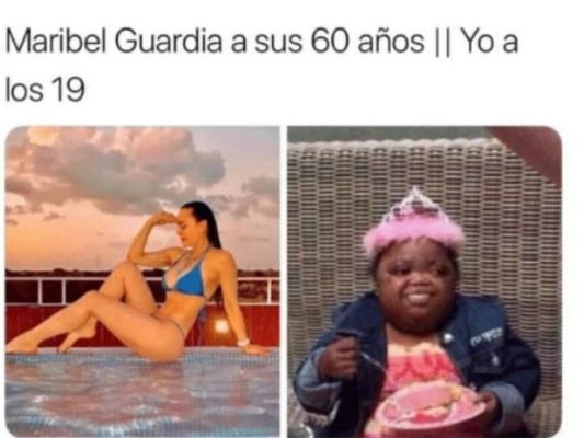 Los memes por el cumpleaños 60 de la costarricense Maribel Guardia