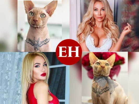 Elena Ivanickay, la influencer que tatuó a su gato para conseguir popularidad