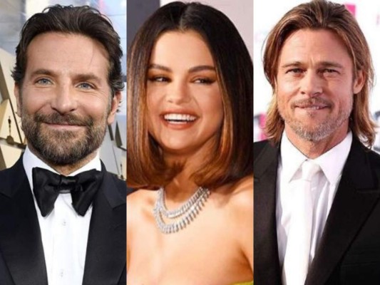Brad Pitt, Selena Gomez y Bradley Cooper entre los famosos de Hollywood que no muestran a sus conquistas y dicen estar solteros. Foto: Instagram.