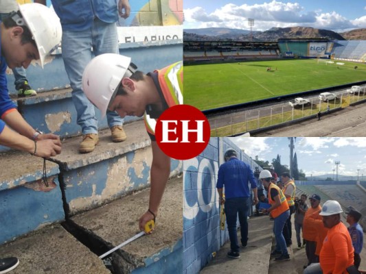 FOTOS: Daños y fisuras que provocaron el cierre del Estadio Nacional