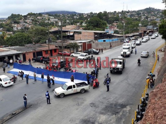 FOTOS: Así fue la toma de calles en diferentes puntos de la capital de Honduras