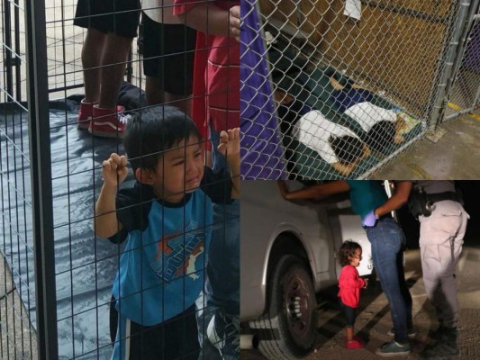 Desgarradoras imágenes de niños migrantes encerrados en 'jaulas' te tocarán el corazón