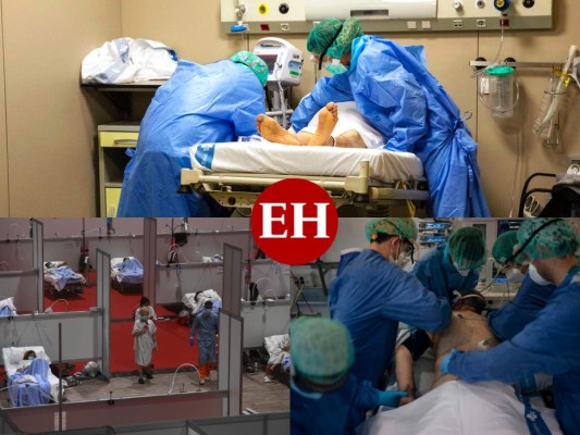 Desgarradoras imágenes de cuidados intensivos de hospital de España