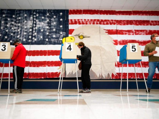 Las mejores imágenes del pulso electoral en Estados Unidos
