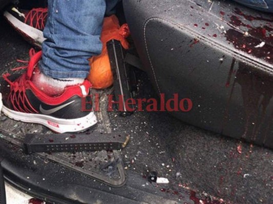 Las imágenes más impactantes del triple crimen en barrio Los Andes de San Pedro Sula
