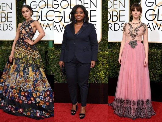 Las celebridades peor vestidas de la 74 edición de los premios Golden Globes