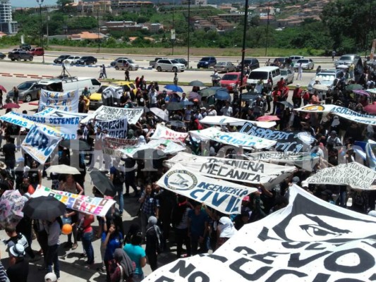 La mega marcha del MEU el domingo 10 de julio en #TGU