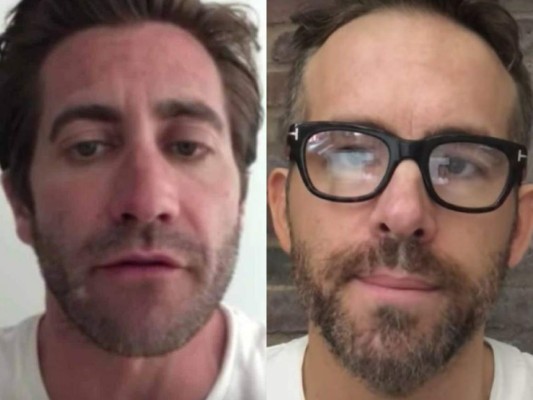 Jake Gyllenhaal y Ryan Reynolds son parte de los 30 famosos que participaron en el vídeo. Foto captura