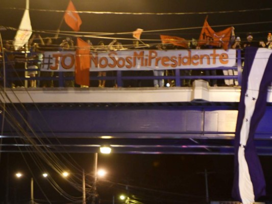 Alianza de Oposición protagoniza tomas en la capital previo a toma de posesión de Hernández