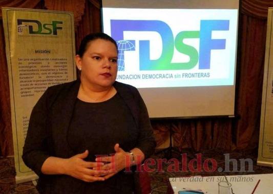 Melissa Elvir, directora de la Fundación Democracia sin Fronteras, indicó que ellos solo han visto el desarrollo de los procesos. Foto: El Heraldo