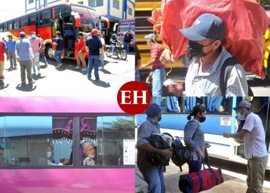 Desde en horas de la  mañana de este viernes, los hondureños empezaron a abarrotar las terminales de buses para ir al destino donde pasarán en Semana Santa.