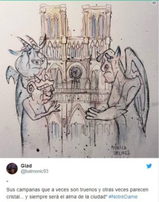 Las ilustraciones que se generaron tras incendio de la catedral de Notre Dame de París