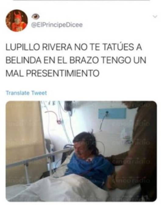 Los memes contra Lupillo Rivera por el romance de Belinda y Christian Nodal