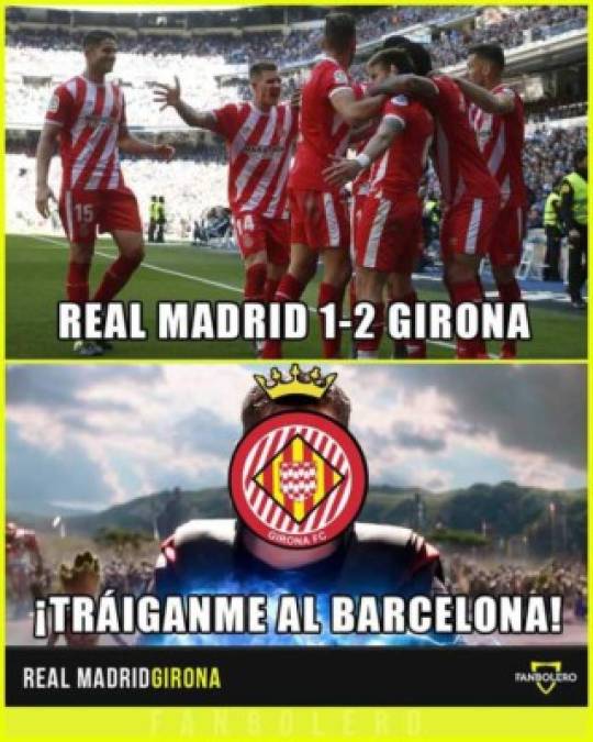 Destrozan con divertidos memes la derrota del Real Madrid ante Girona