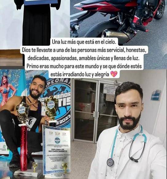 Médico, fisicoculturista y amante del motocross, así era Allan Guerrero, víctima de accidente en cuesta de La Virgen