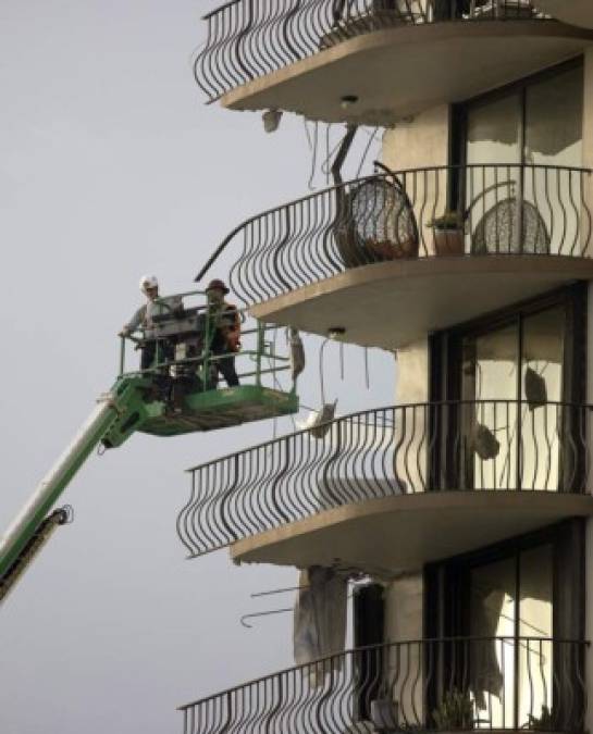 Desesperada búsqueda de sobrevivientes en edificio de Miami (FOTOS)