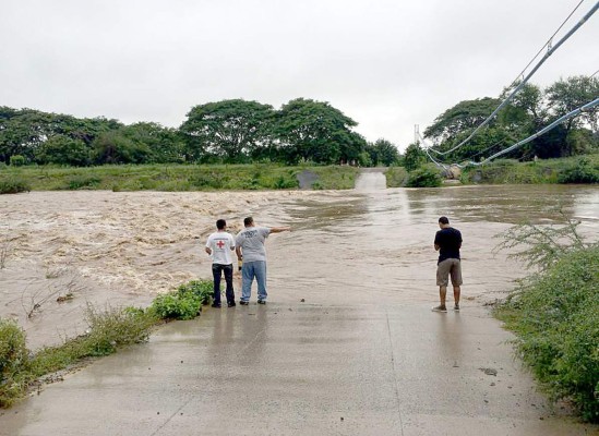 Lluvias dejan inundaciones en sur de Honduras