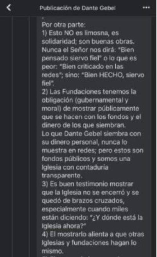 Dante Gebel llama 'parásito' a seguidor que lo criticó