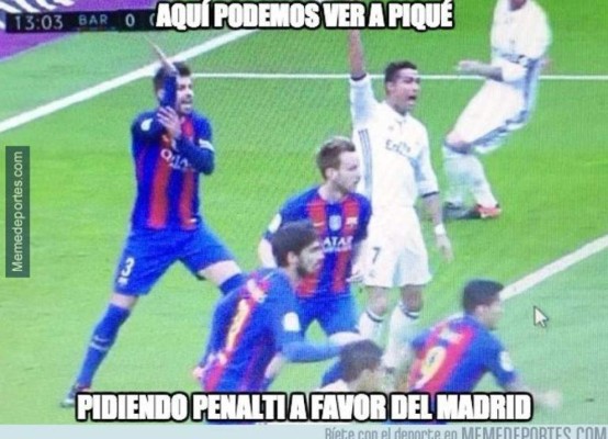 Con memes destrozan al Barcelona tras el empate con Real Madrid
